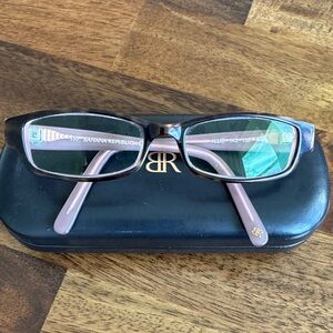 Banana Republic Allie Y2K Style Tortoise Rectangular Glasses
